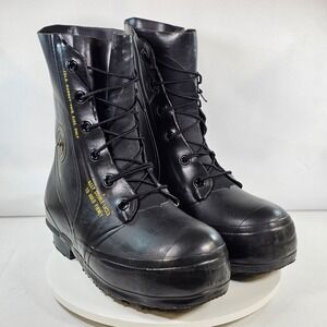 Bata Mickey Mouse Boots Mens 9R Black Rubber Extreme Cold Weather Military Vapor